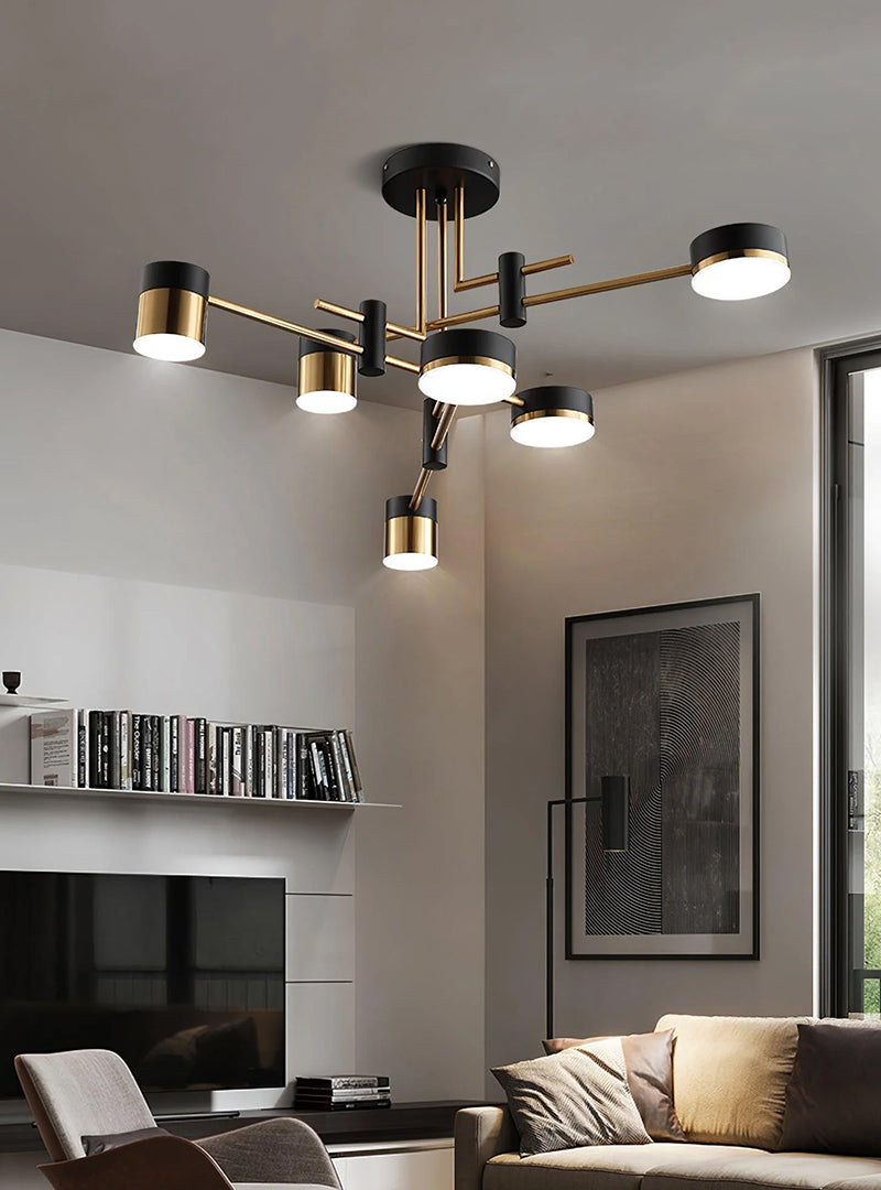 Multi Head Round Chandelier - Loonglight