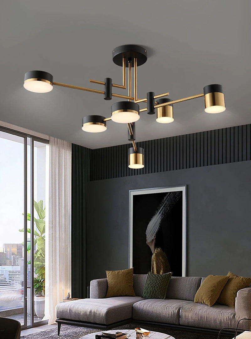 Multi Head Round Chandelier - Loonglight