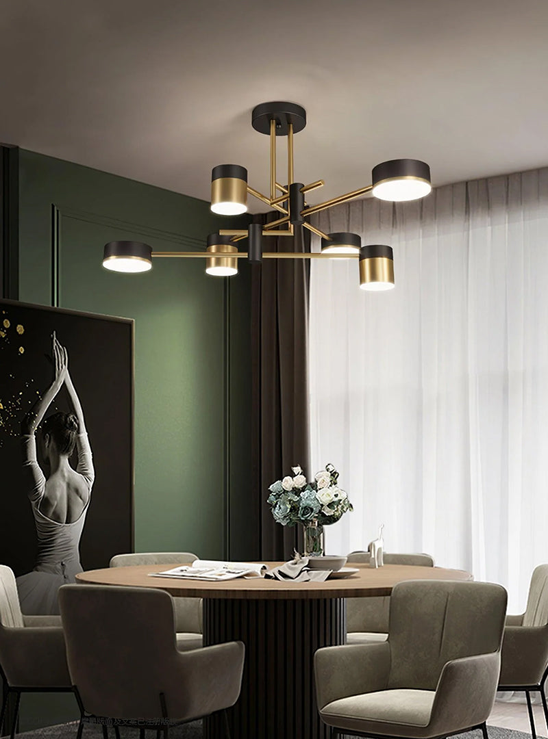 Multi Head Round Chandelier - Loonglight