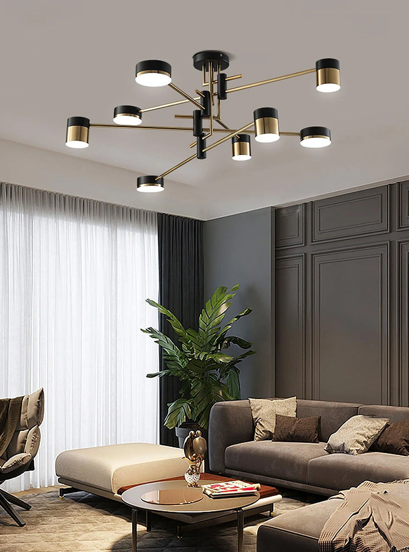Multi Head Round Chandelier - Loonglight