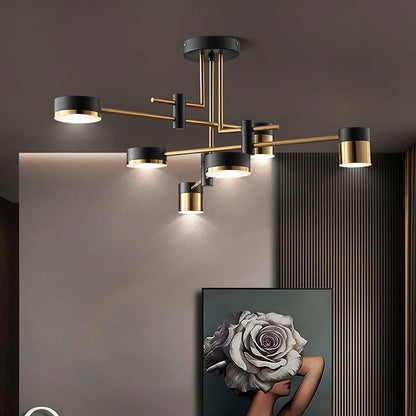 Multi Head Round Chandelier - Loonglight