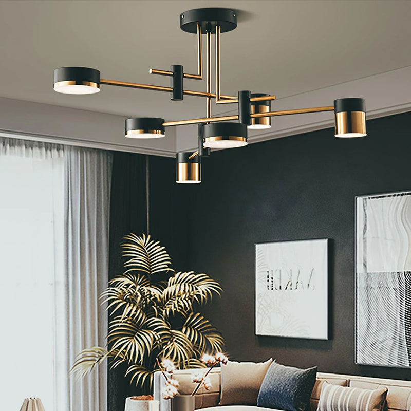 Multi Head Round Chandelier - Loonglight