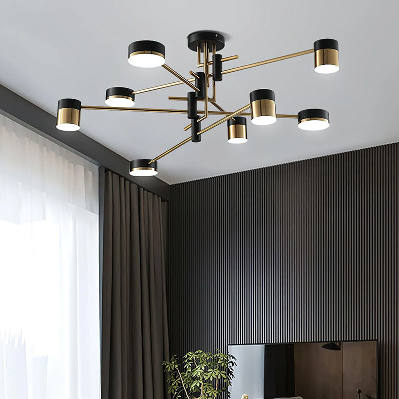 Multi Head Round Chandelier - Loonglight