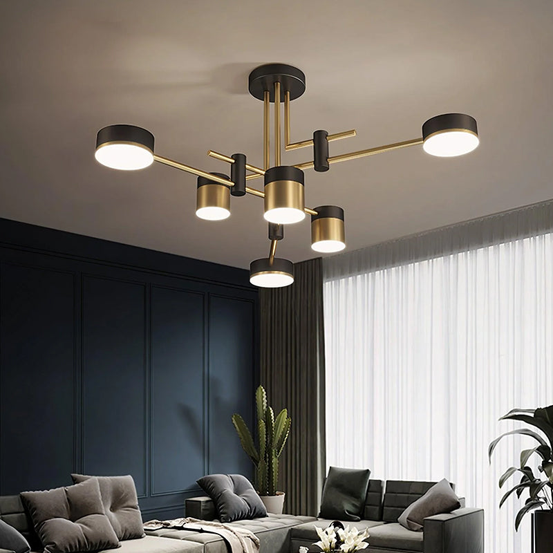 Multi Head Round Chandelier - Loonglight