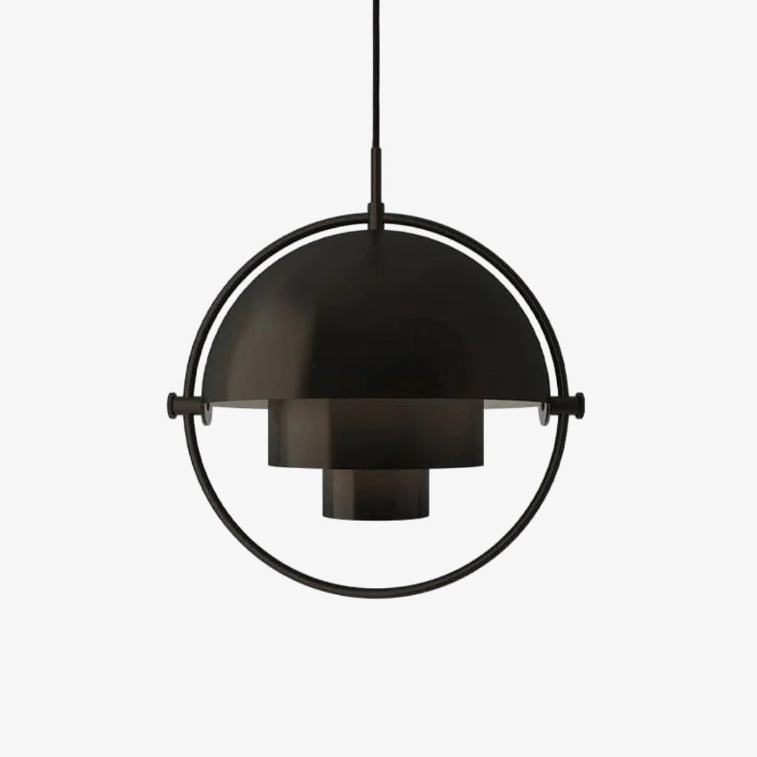 Multi Lite Pendant Lamp Black