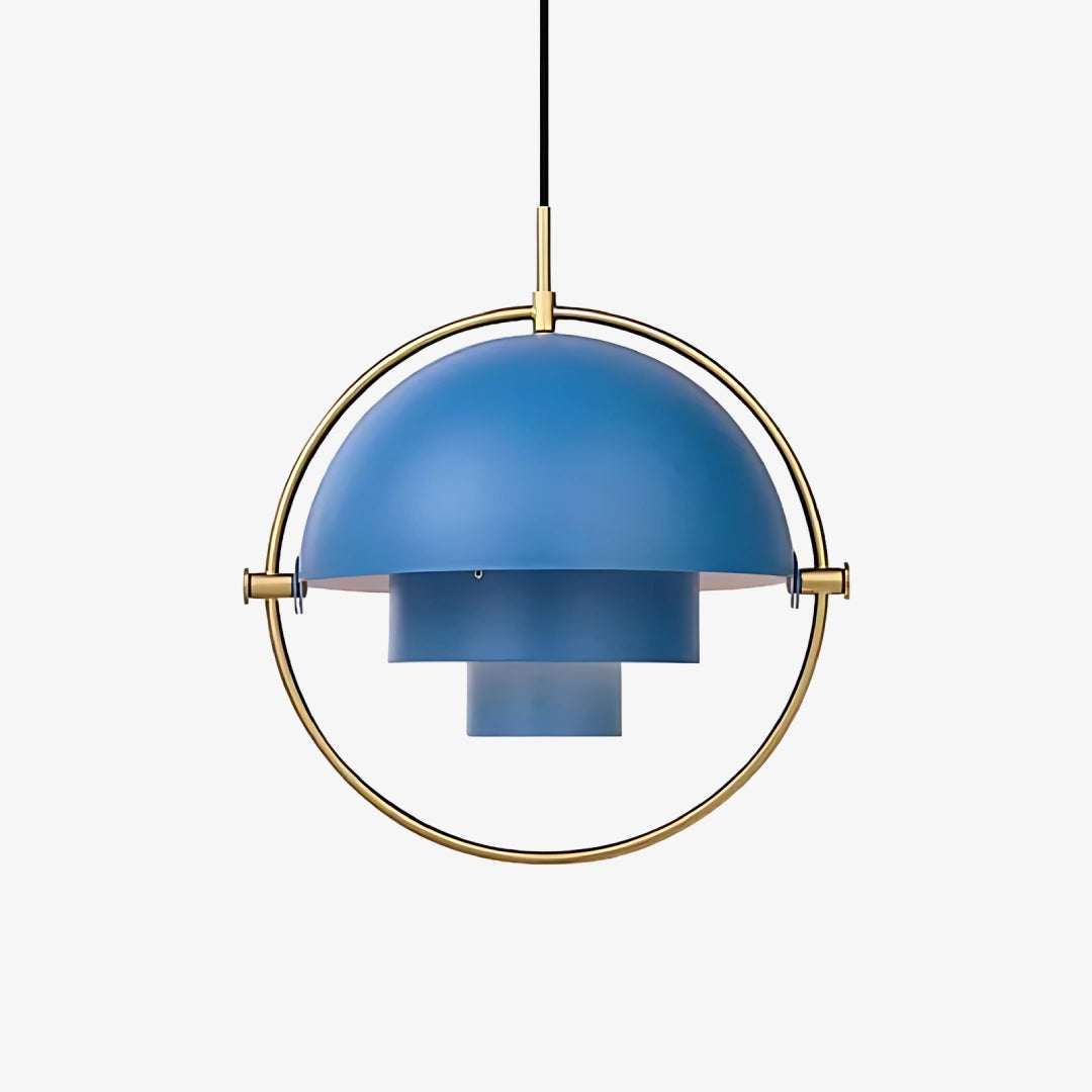 Multi Lite Pendant Lamp Copper_Blue