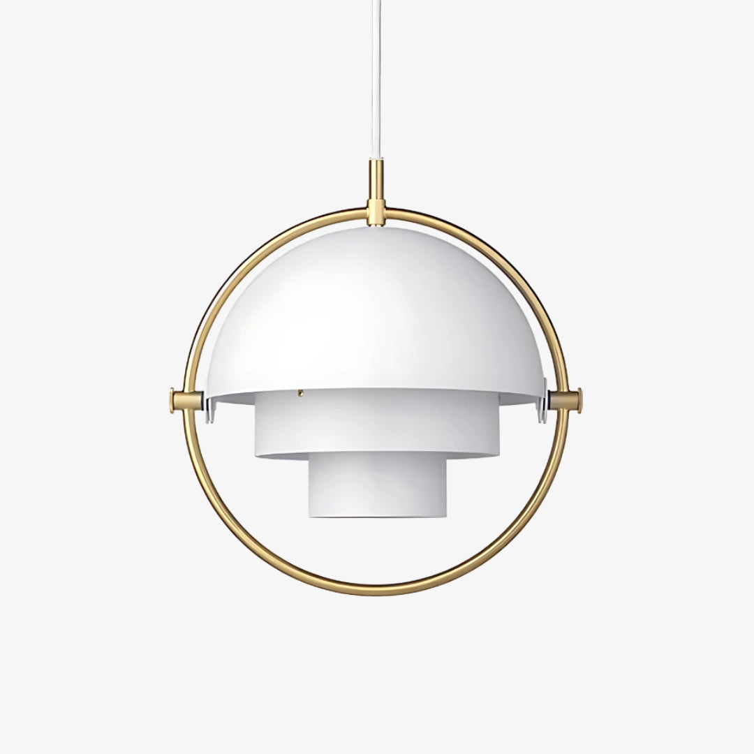 Multi Lite Pendant Lamp Copper_White