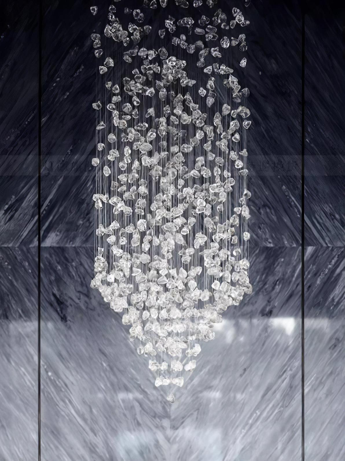 Luxurious Crystal Stone Chandelier - Loonglight