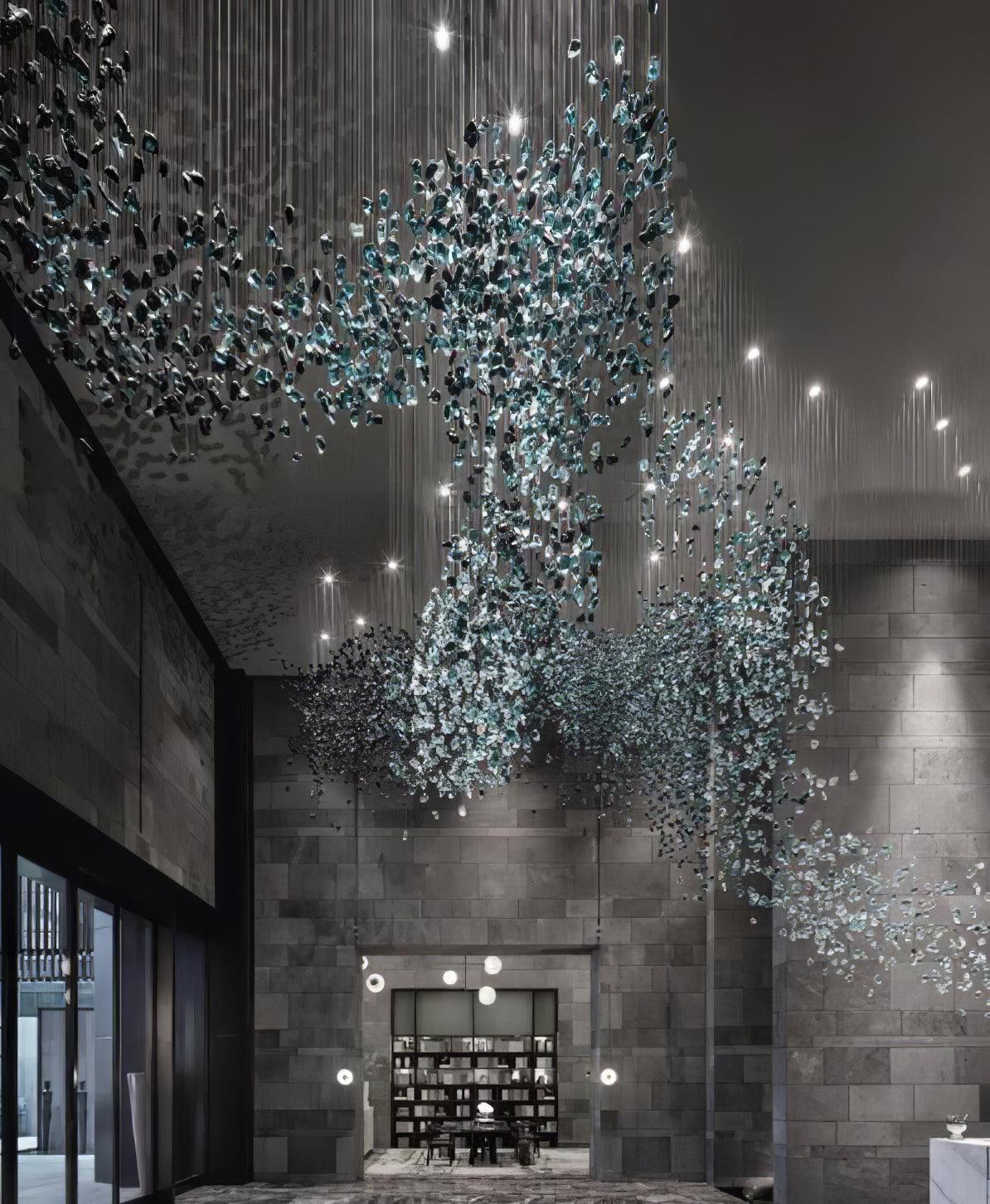Luxurious Crystal Stone Chandelier - Loonglight