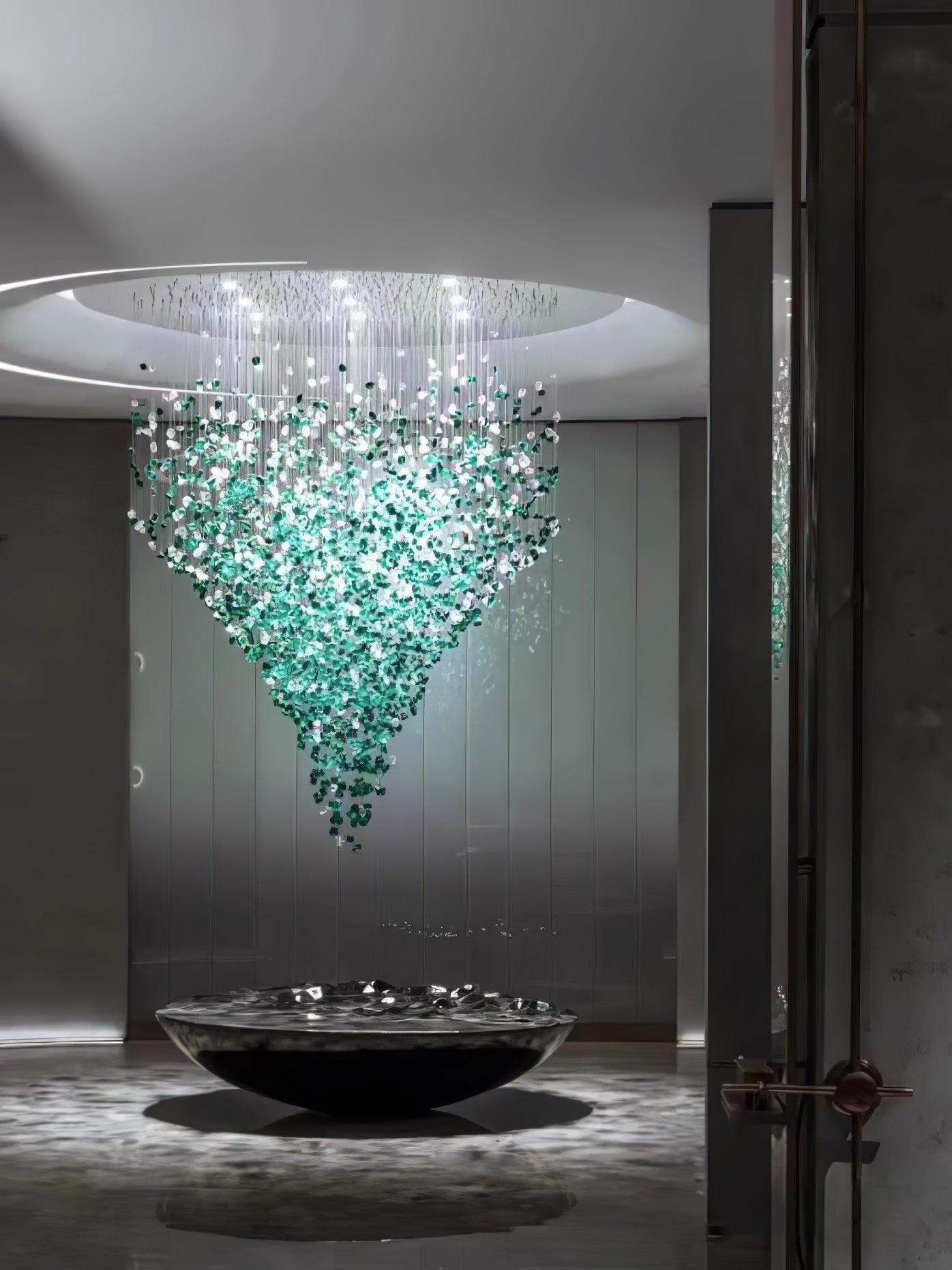 Luxurious Crystal Stone Chandelier - Loonglight