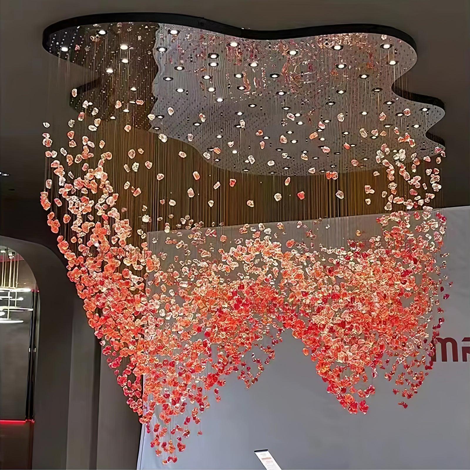 Luxurious Crystal Stone Chandelier - Loonglight