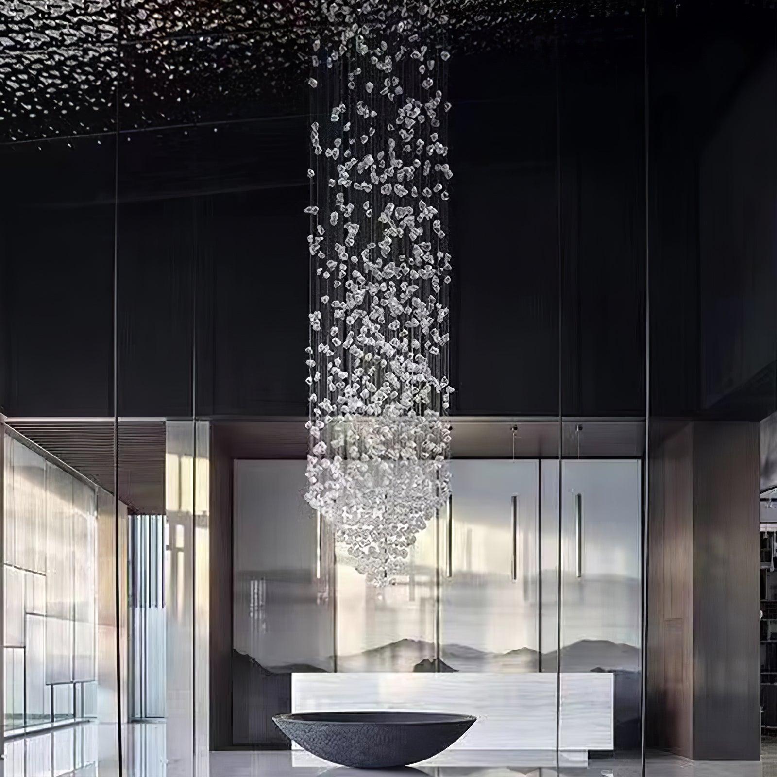 Luxurious Crystal Stone Chandelier - Loonglight