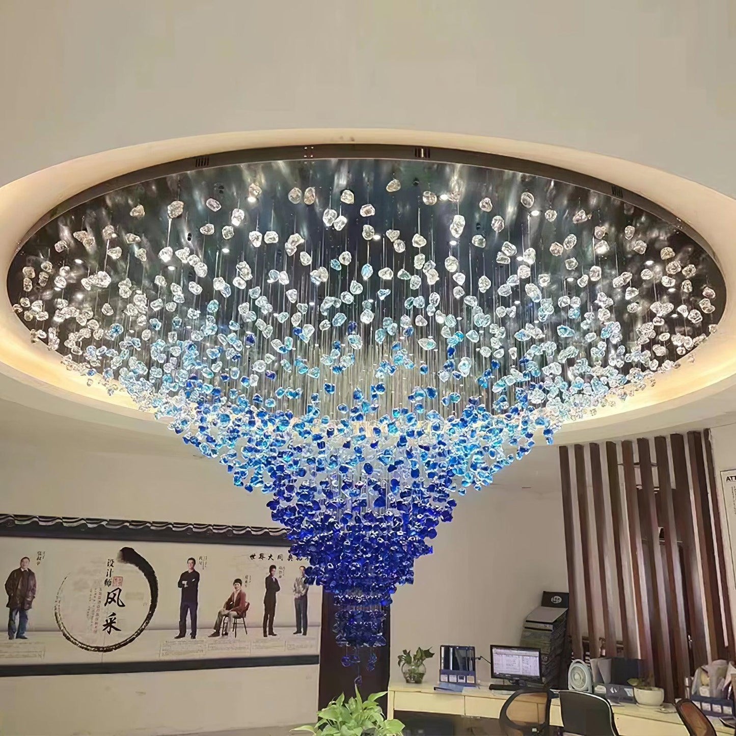 Luxurious Crystal Stone Chandelier - Loonglight