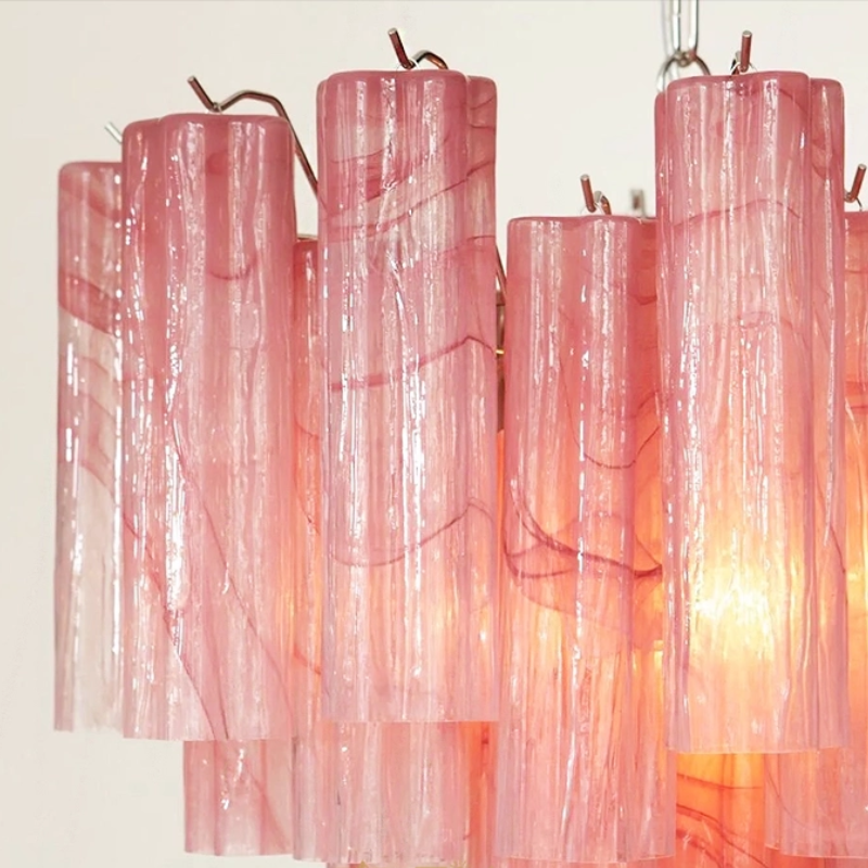 Murano Floral Tube Chandelier - Loonglight