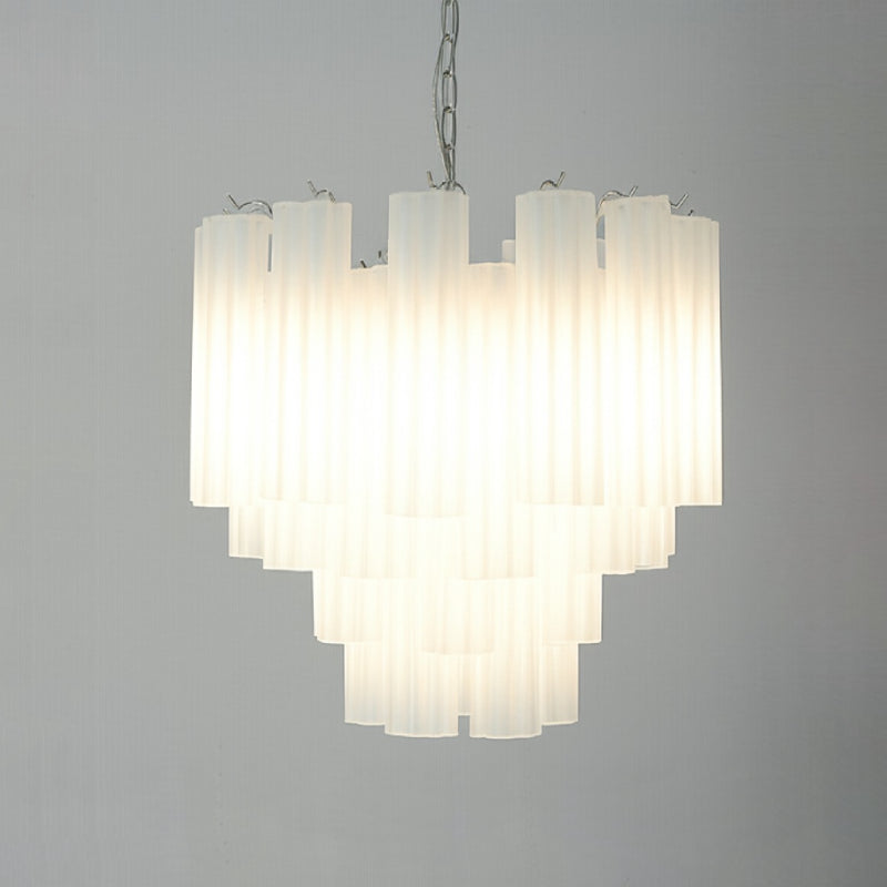 Murano Floral Tube Chandelier - Loonglight