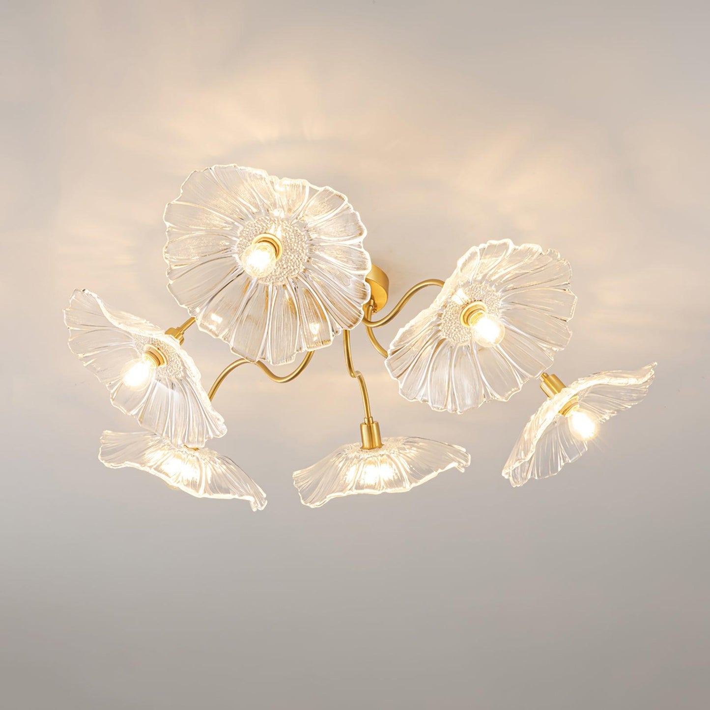 Murano Glass Flowers Ceiling Light - Loonglight