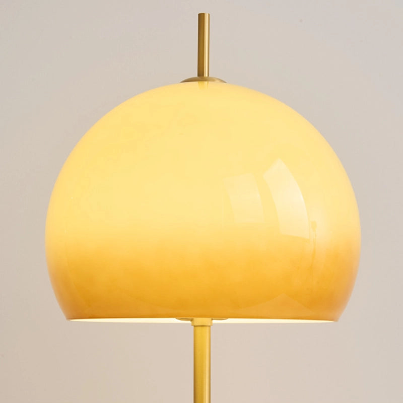 Mushroom Table Lamp Brass