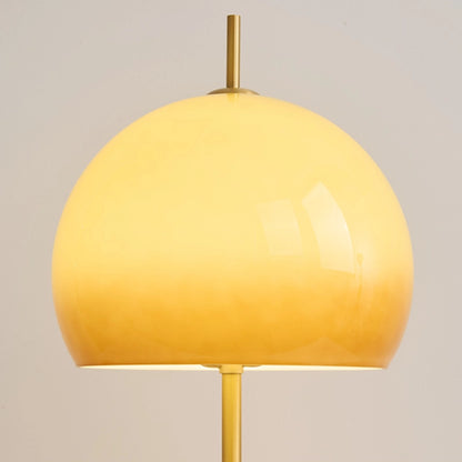 Mushroom Table Lamp Brass