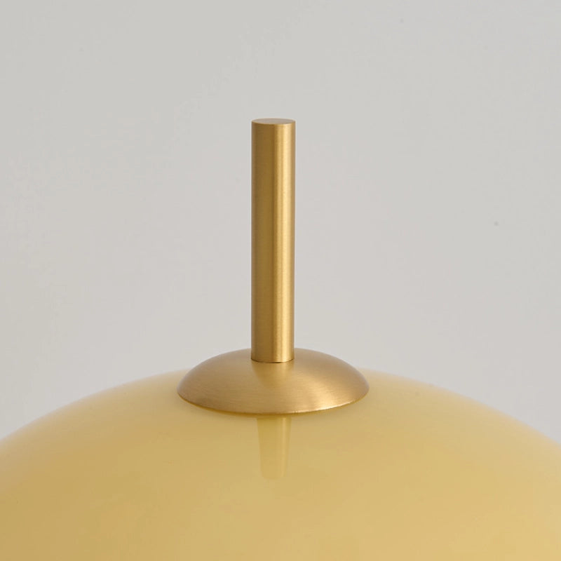 Mushroom Table Lamp Brass