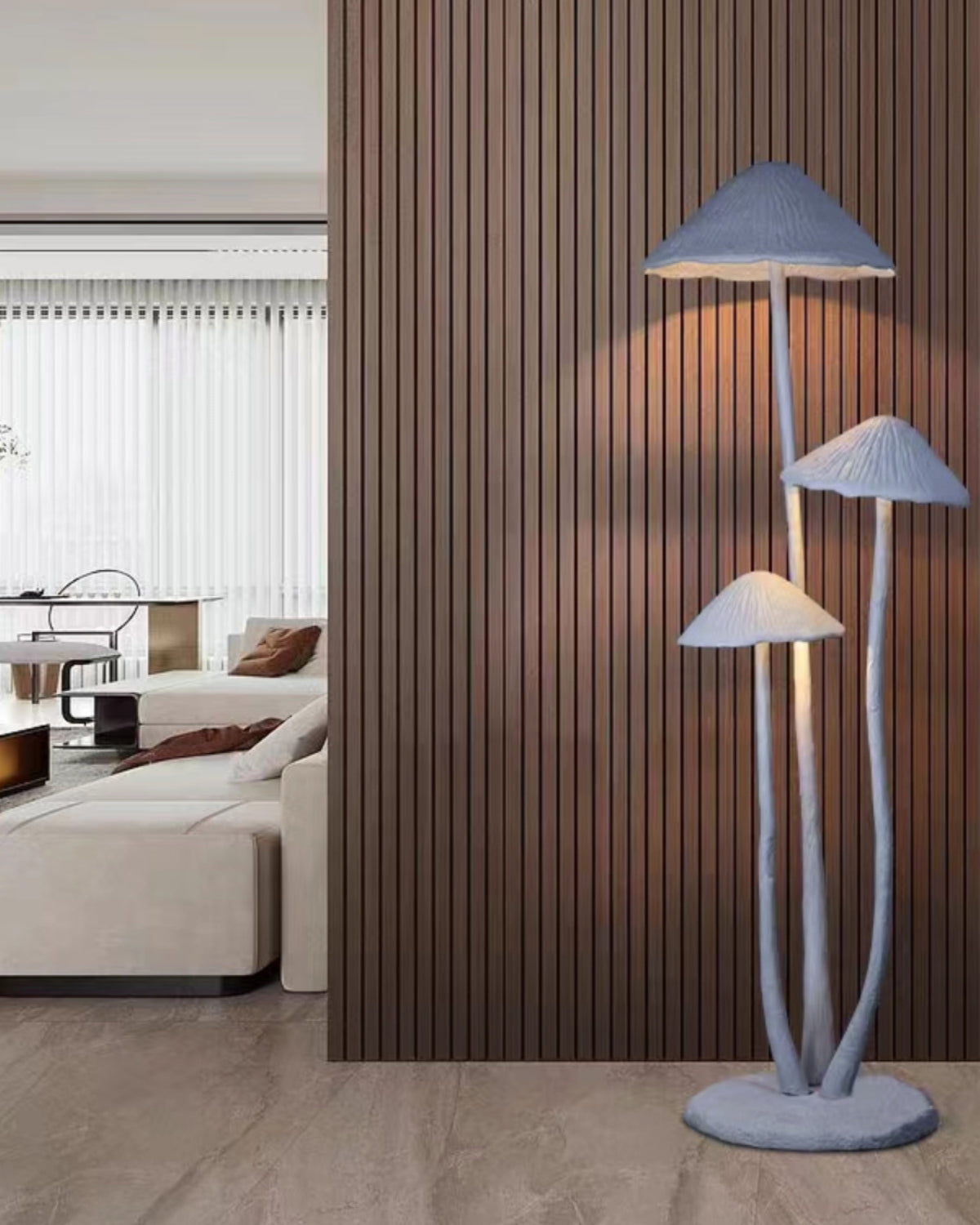 Mushroom Sculpture Floor Lamp - Loonglight