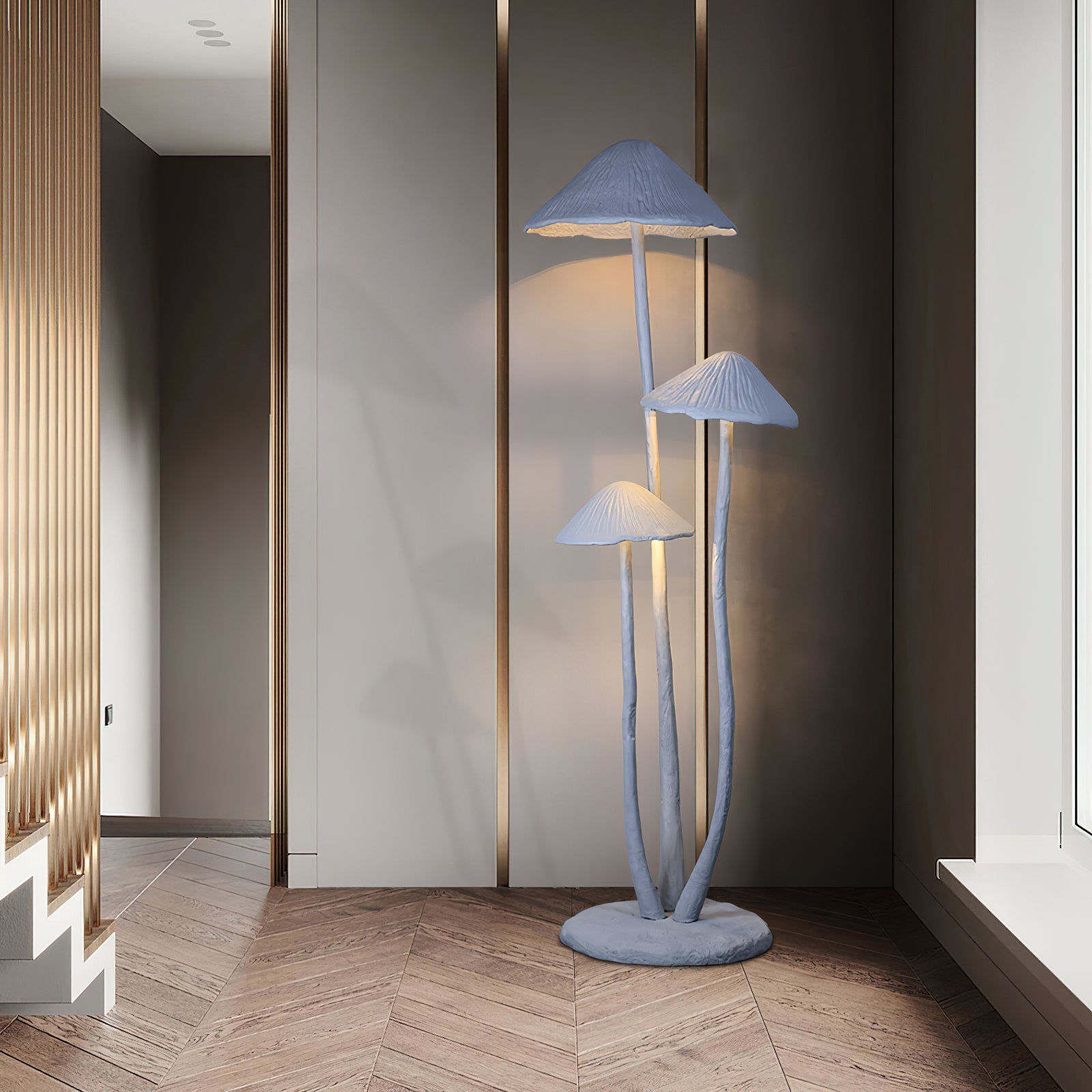 Mushroom Sculpture Floor Lamp - Loonglight