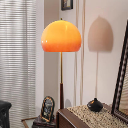 Mushroom Wood Floor Lamp - Loonglight