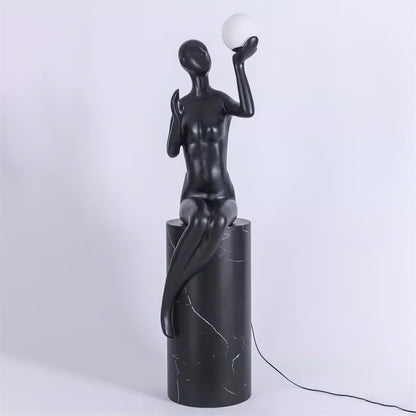 Myron Sculpture Floor Lamp - Loonglight