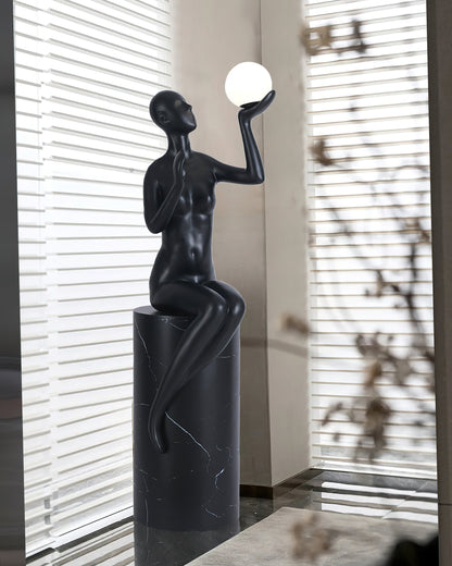 Myron Sculpture Floor Lamp - Loonglight