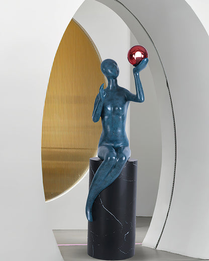 Myron Sculpture Floor Lamp - Loonglight