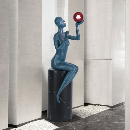 Myron Sculpture Floor Lamp - Loonglight