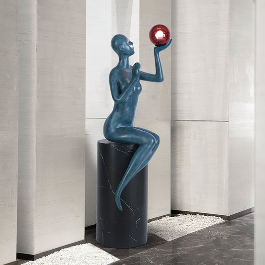Myron Sculpture Floor Lamp - Loonglight
