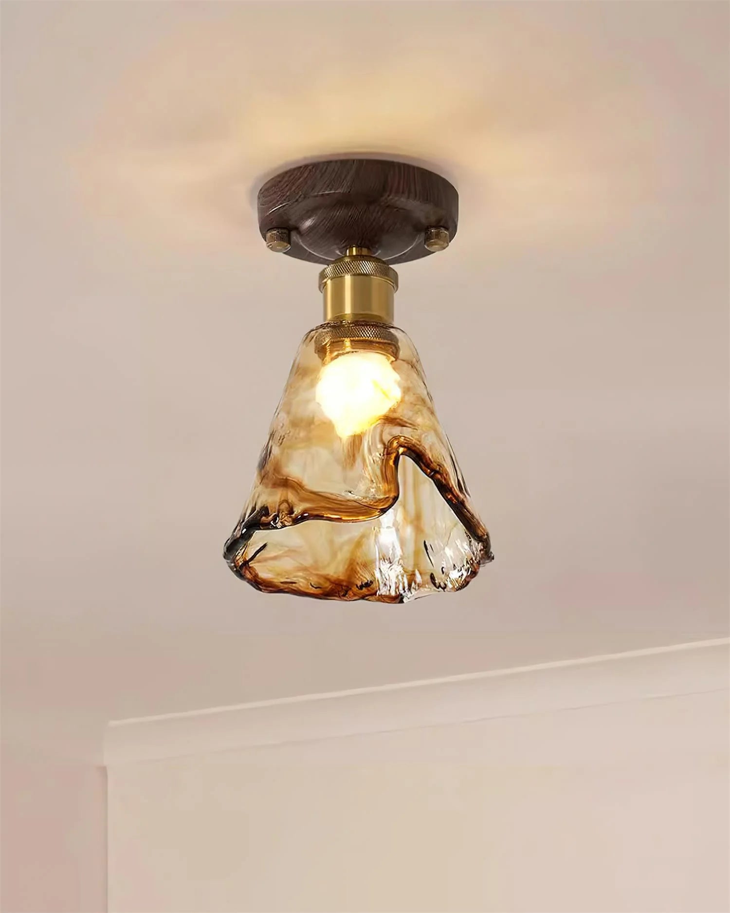 Nalia Amber Ceiling Light - Loonglight