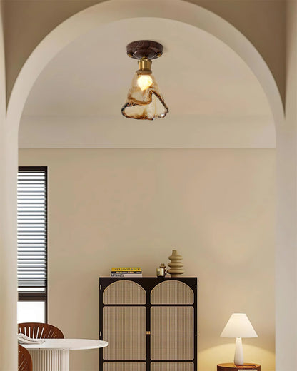 Nalia Amber Ceiling Light - Loonglight