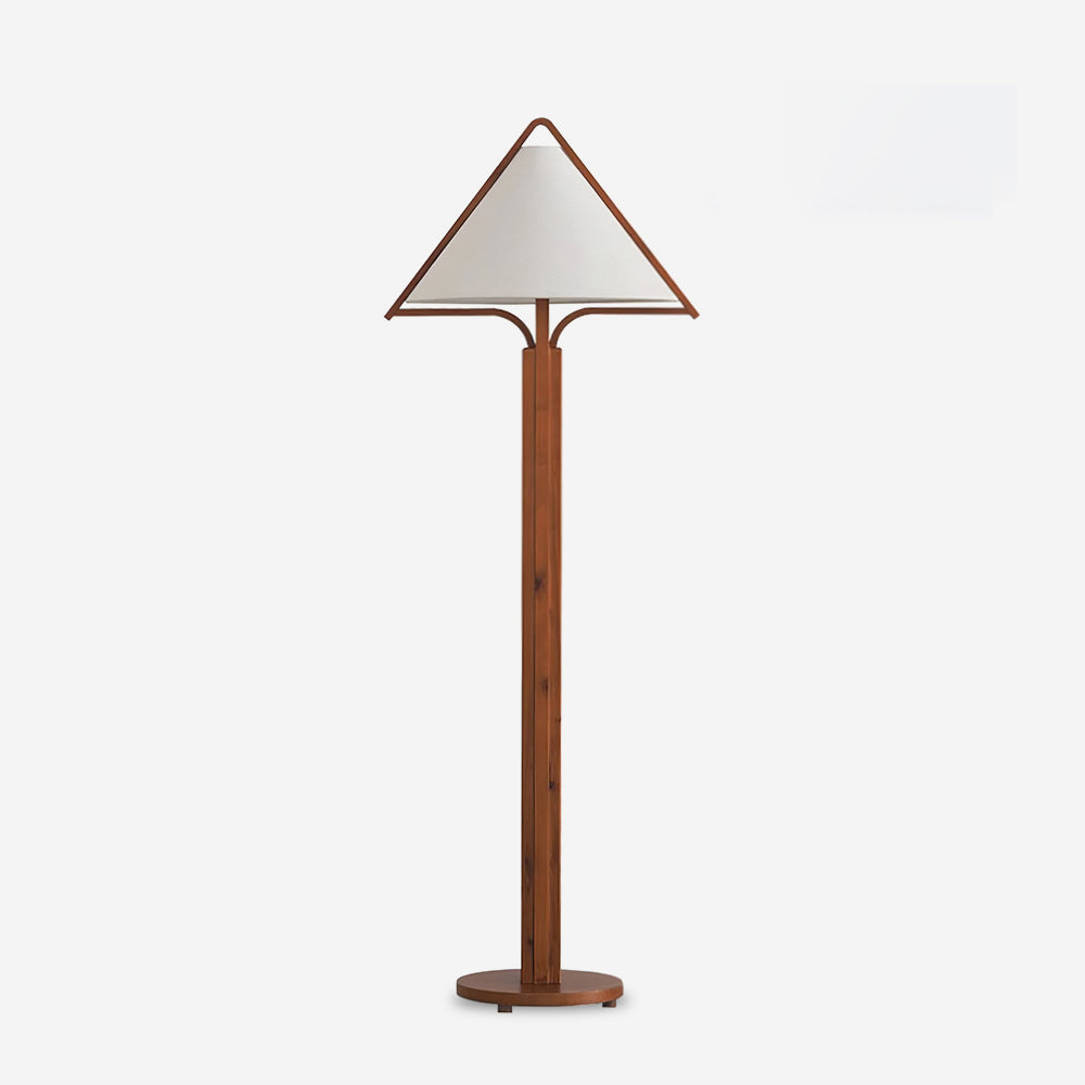 Nazia Triangle Wood Floor Lamp - Loonglight
