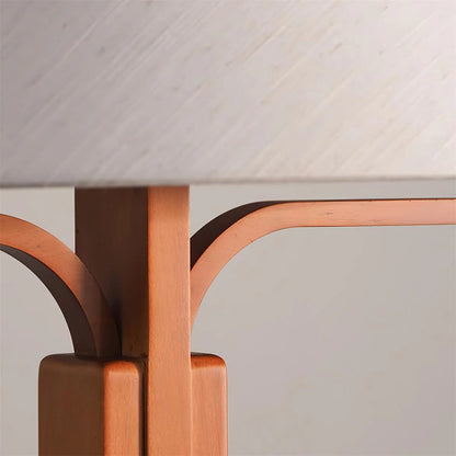 Nazia Triangle Wood Floor Lamp - Loonglight