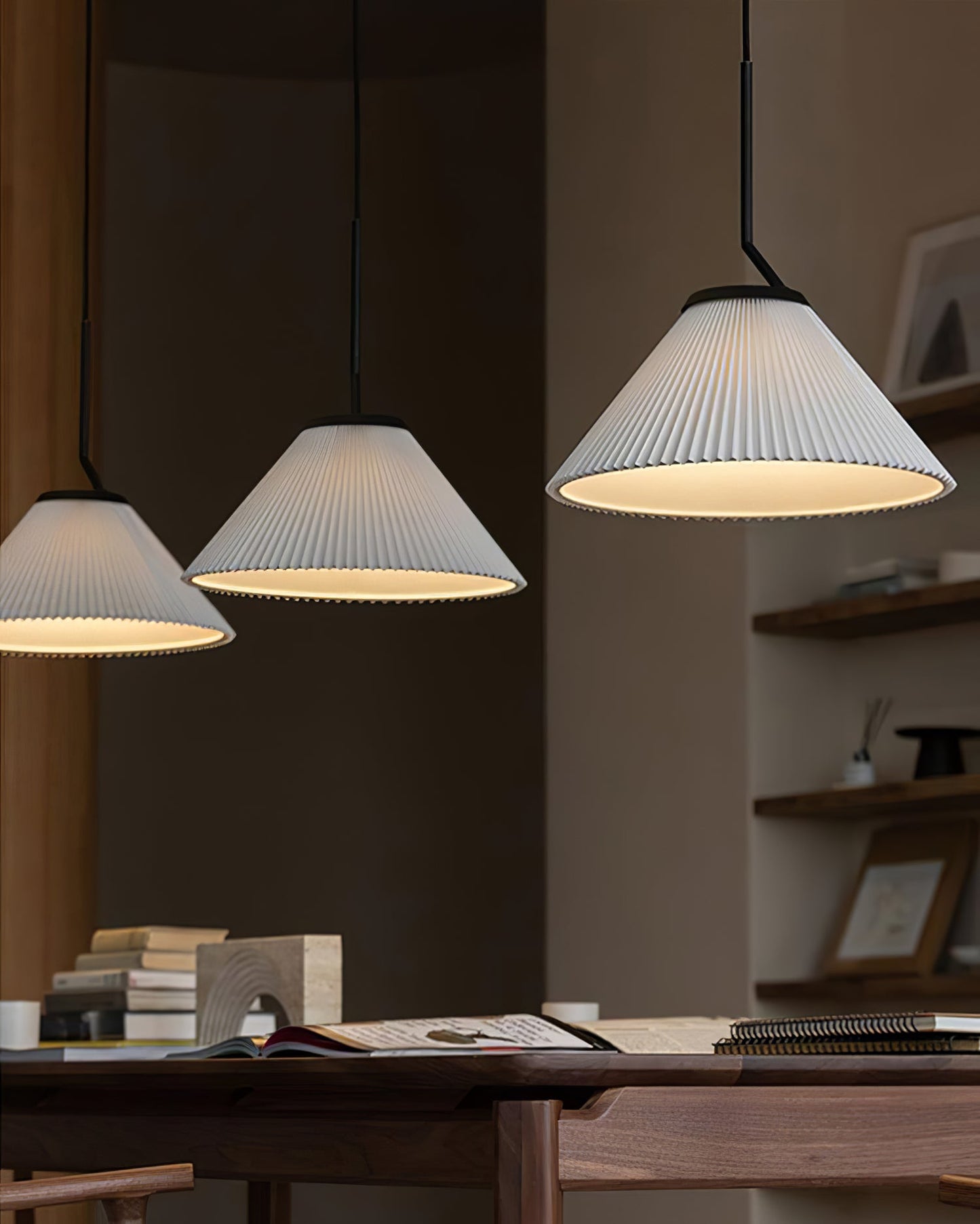 Nebra Pleated Pendant Light