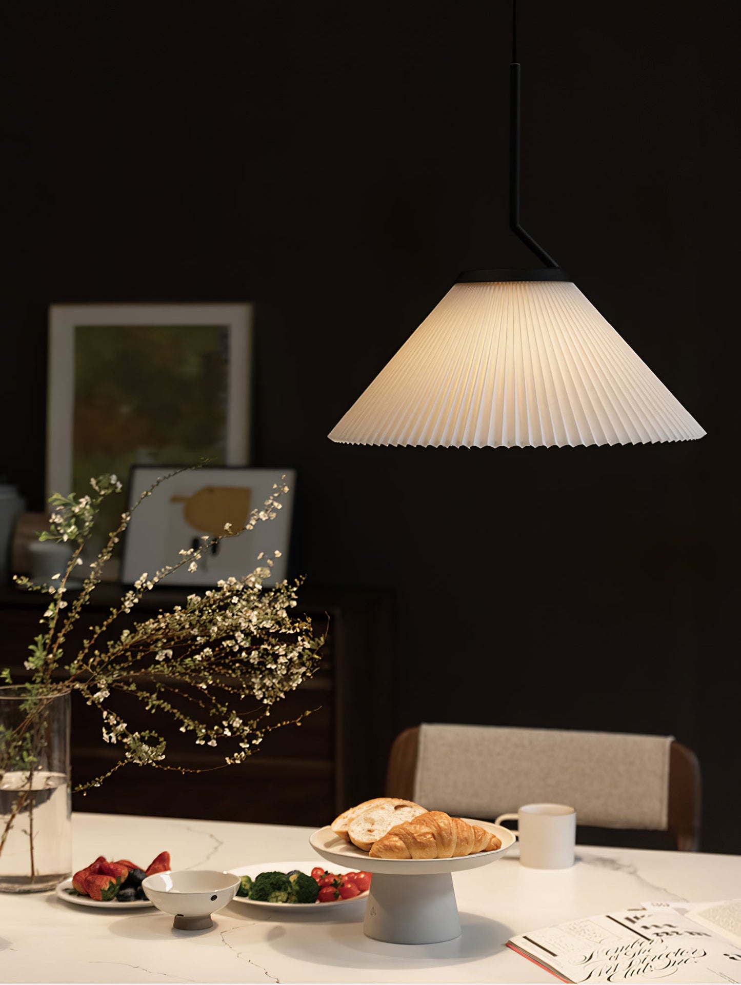 Nebra Pleated Pendant Light
