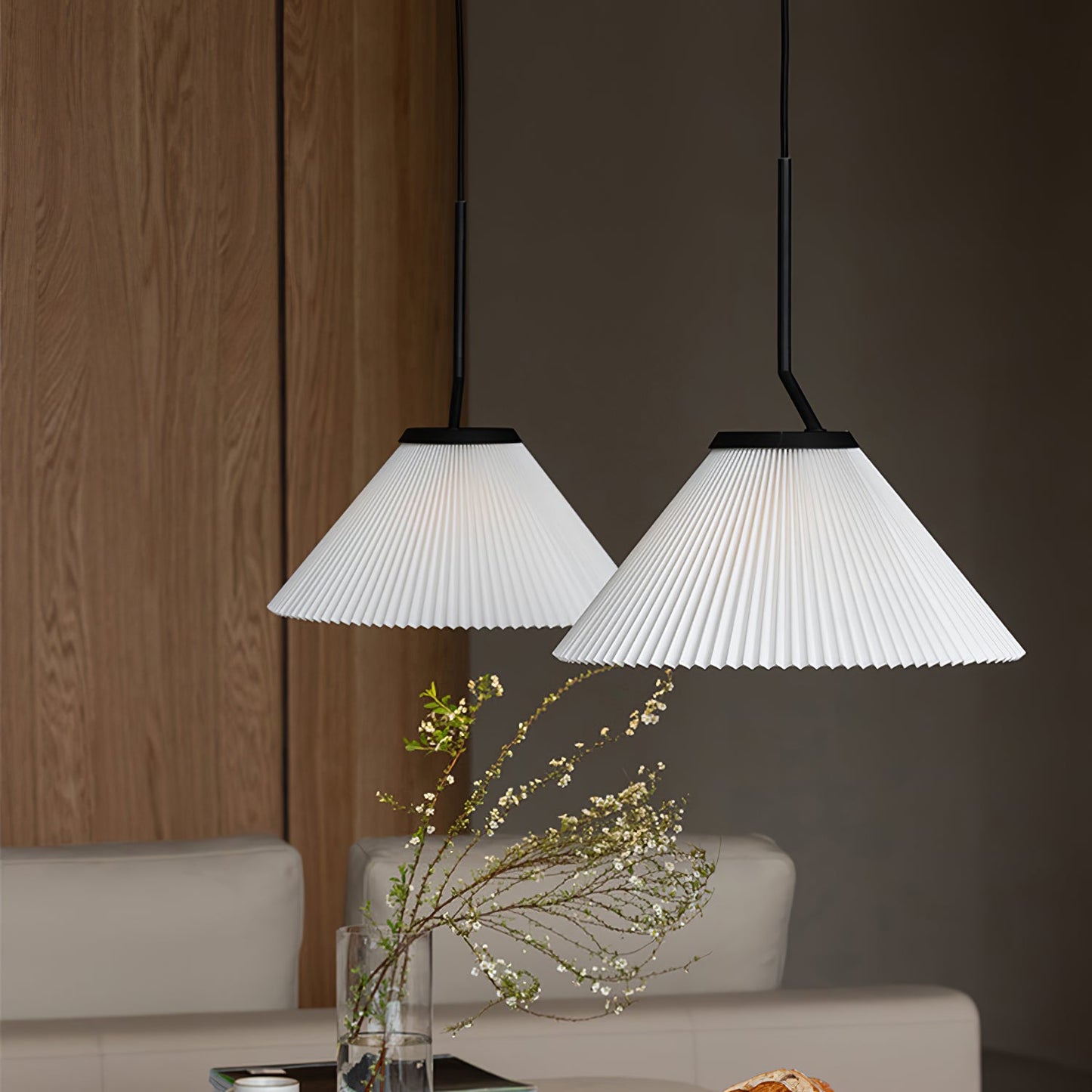 Nebra Pleated Pendant Light