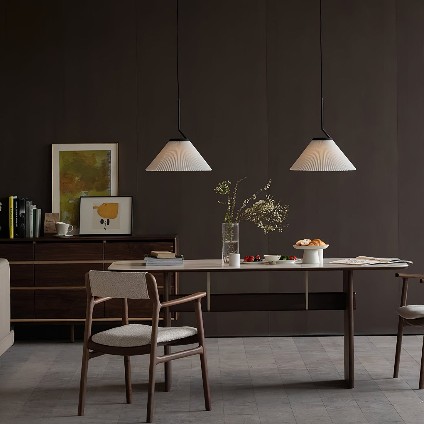 Nebra Pleated Pendant Light