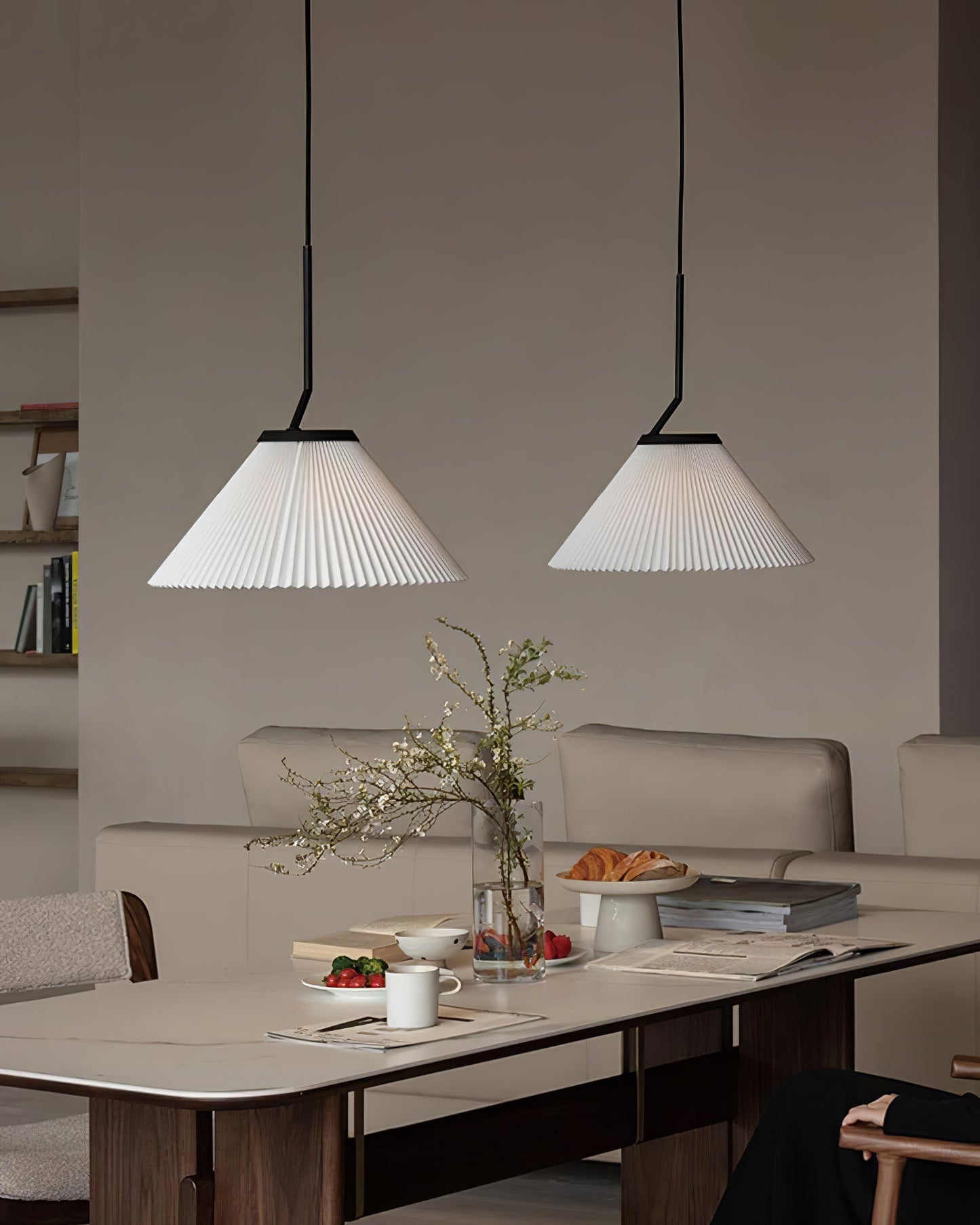 Nebra Pleated Pendant Light