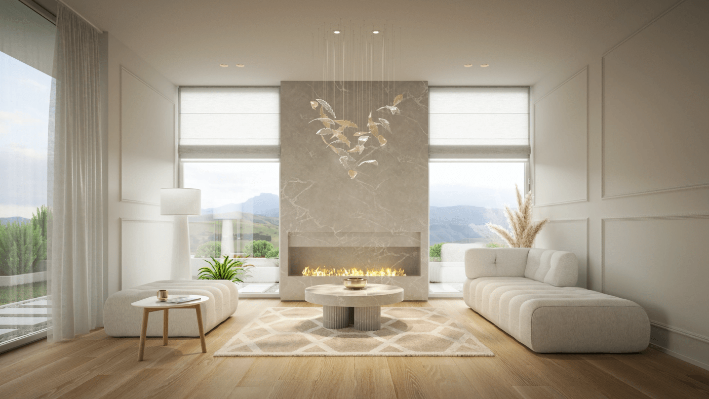 Nectar Glass Leaf Chandelier - Loonglight