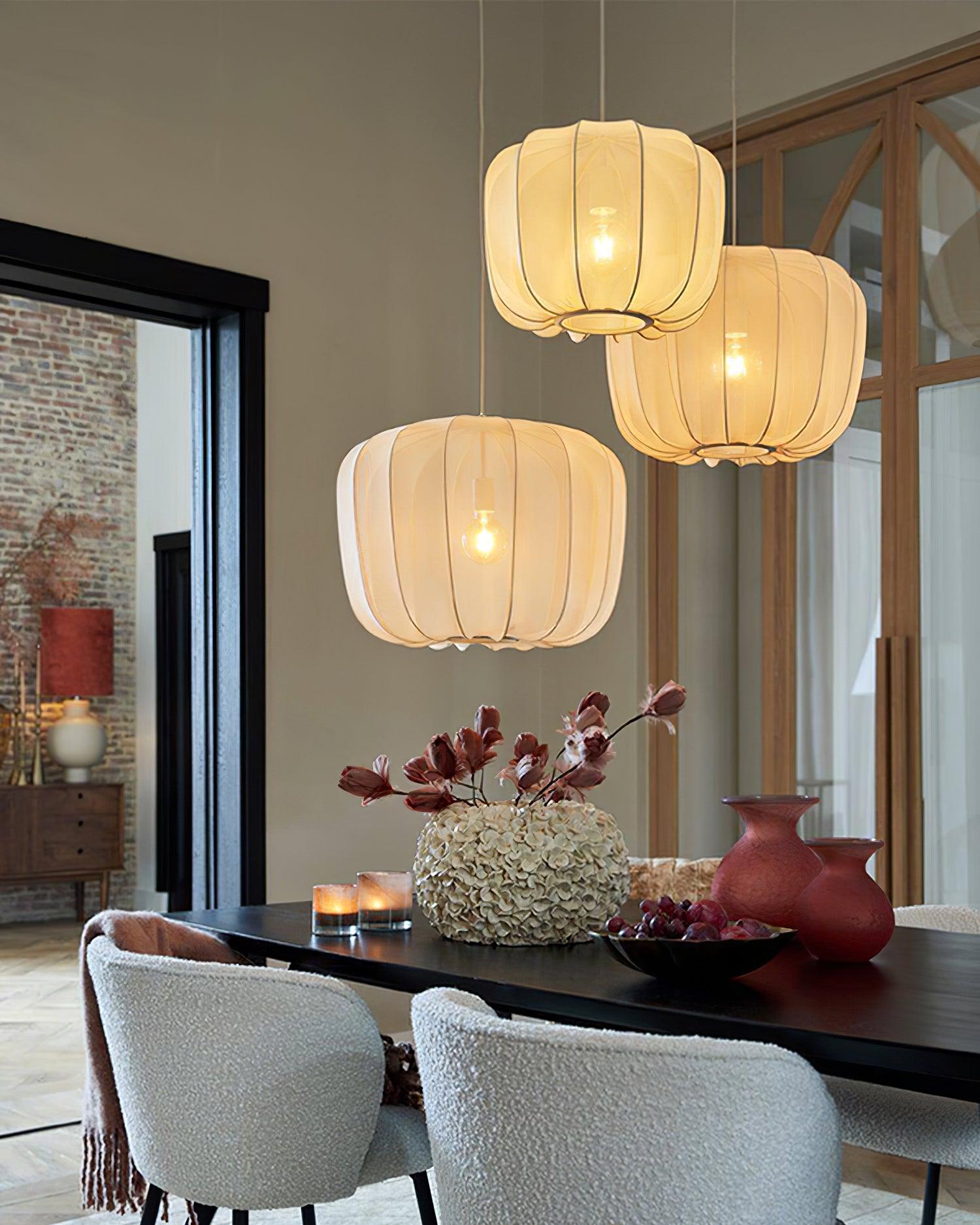 Nevola Pumpkin Pendant Lamp - Loonglight