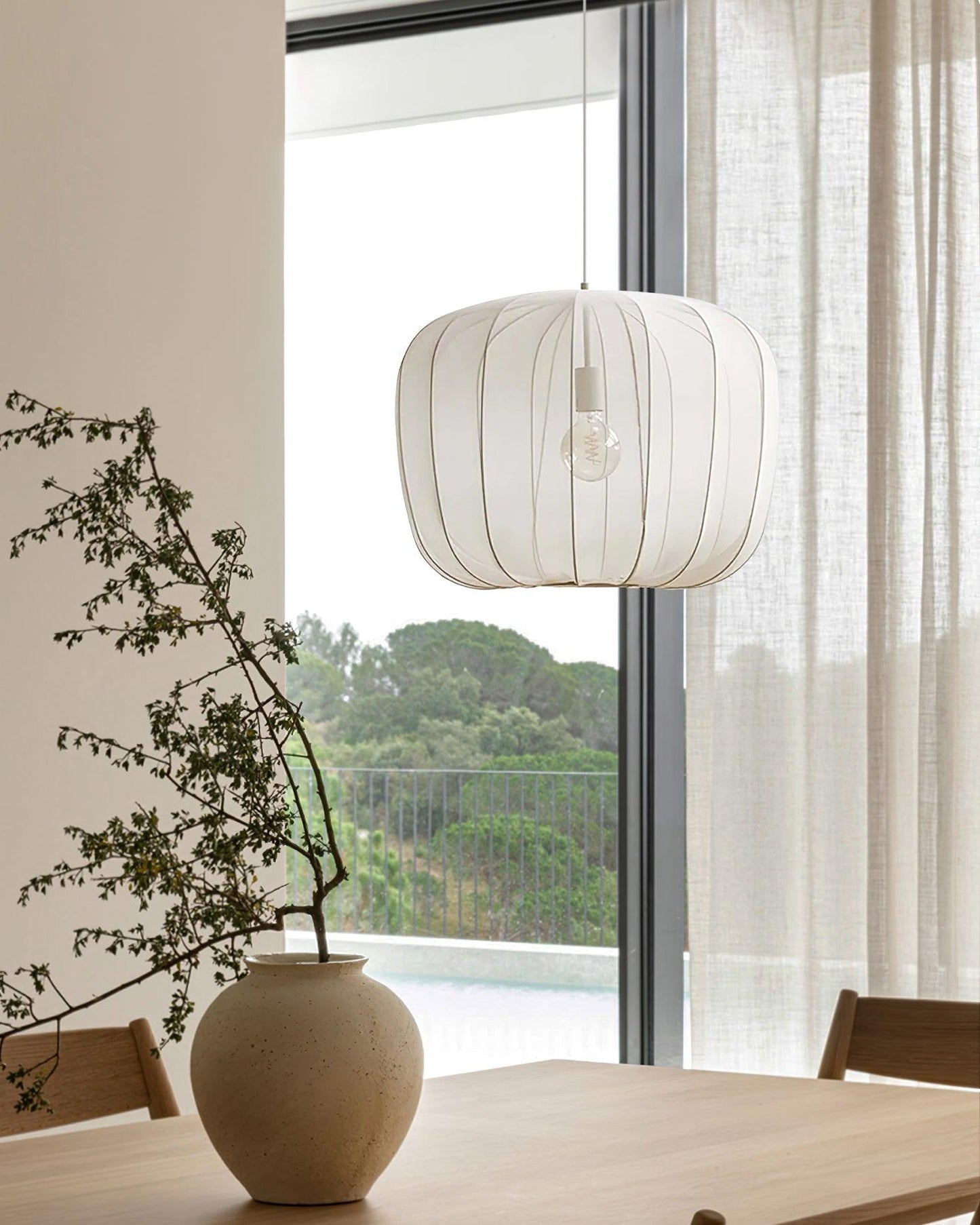 Nevola Pumpkin Pendant Lamp - Loonglight