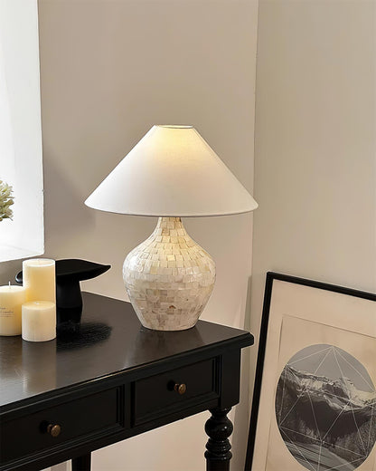 Nikki Seashell Table Lamp - Loonglight