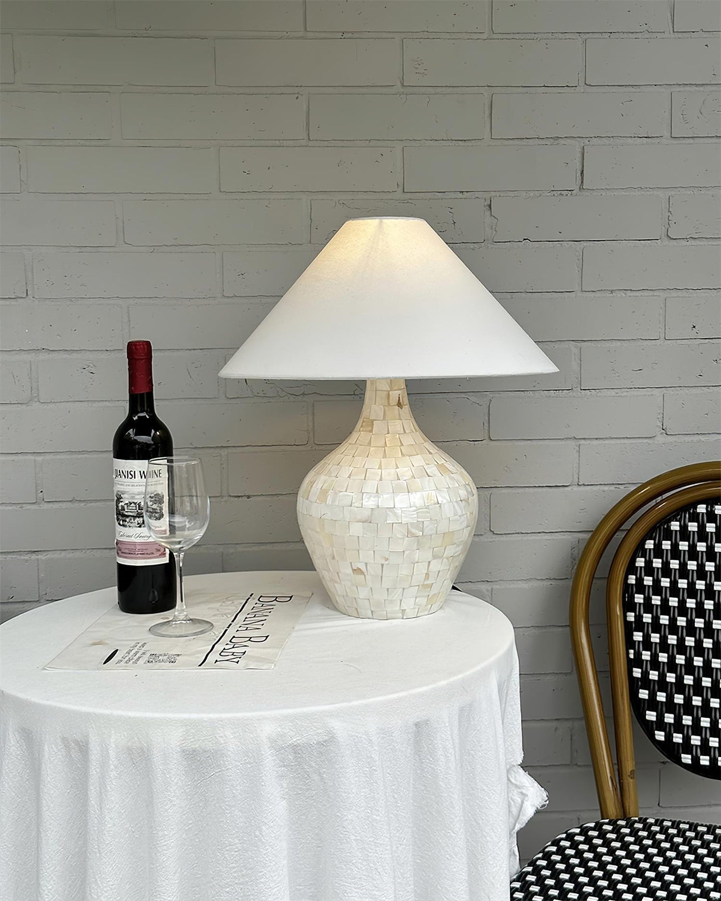 Nikki Seashell Table Lamp - Loonglight