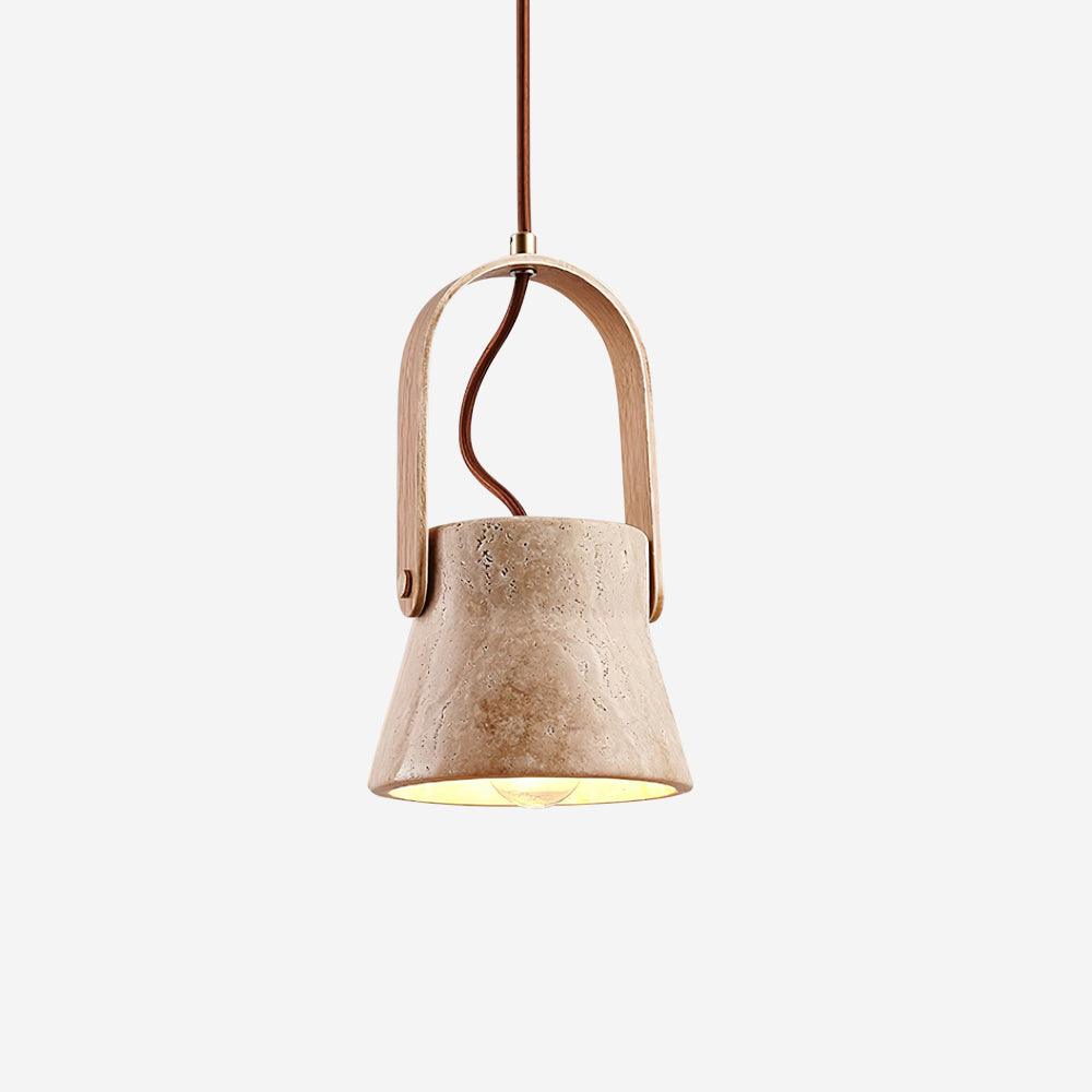 Nissa Travertine Pendant Light - Loonglight