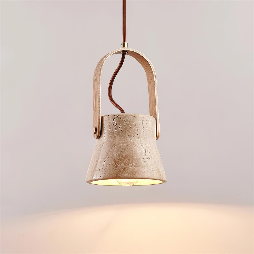 Nissa Travertine Pendant Light - Loonglight