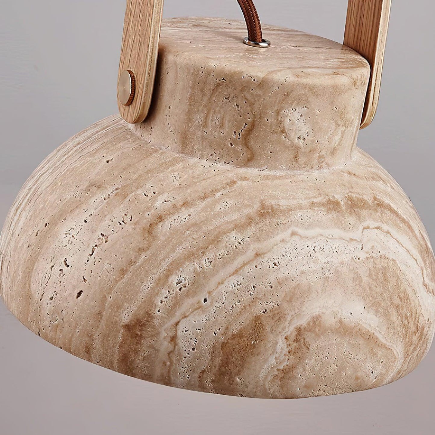Nissa Travertine Pendant Light - Loonglight