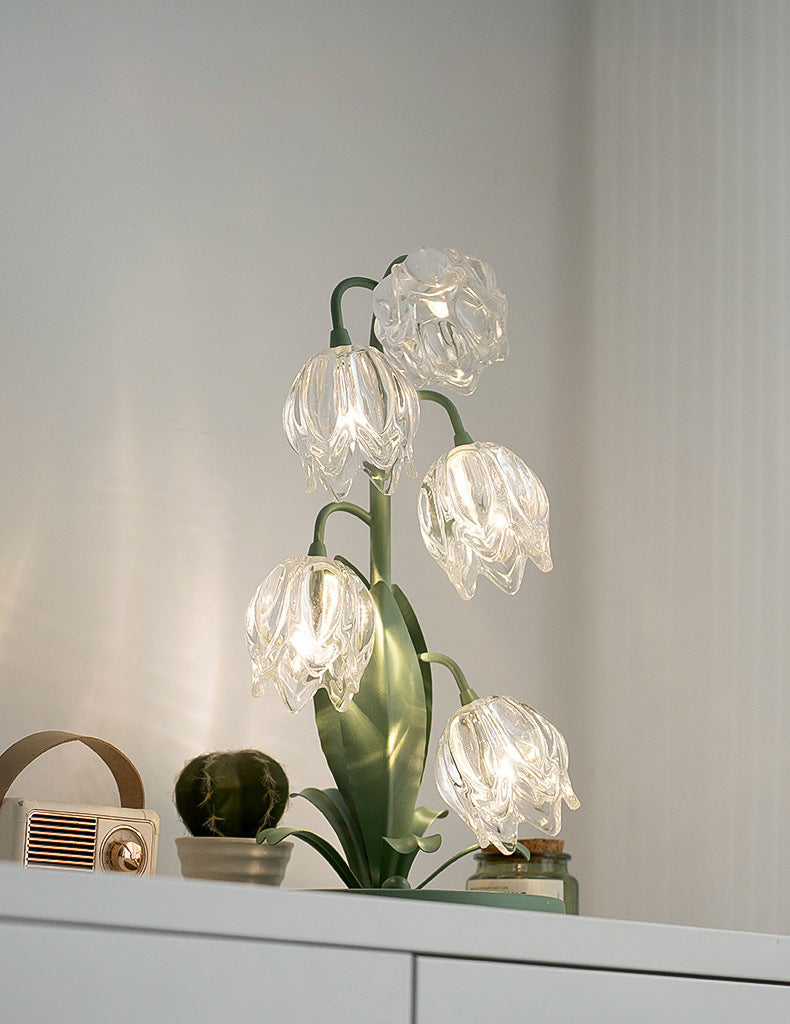Niya Vintage Flower Table Lamp - Loonglight