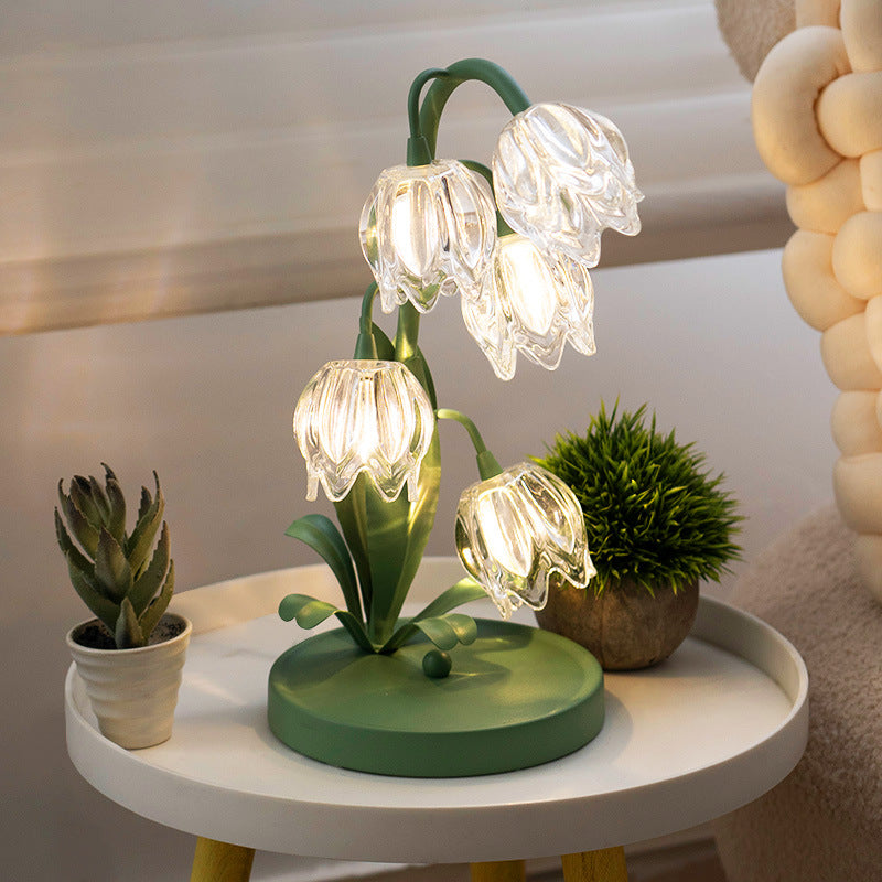 Niya Vintage Flower Table Lamp - Loonglight